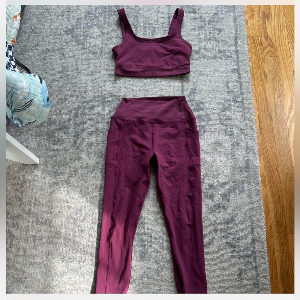Spiritual Gangster Purple Leggings